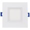 Satco 9W LED DW LP Regress Baffle DL 4 in. Square - Starfish IOT Tunable White and RGB 120V 90 CRI White S11565 - alternate 5